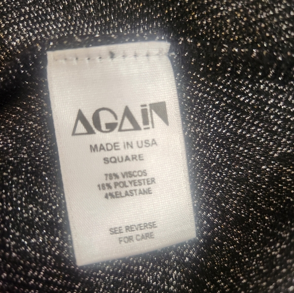 Ssense Dune energy AGAIN LA metallic thin chain mail look knit maxi skirt xs/s - Picture 5 of 5